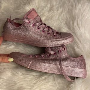 converse glitter fucsia